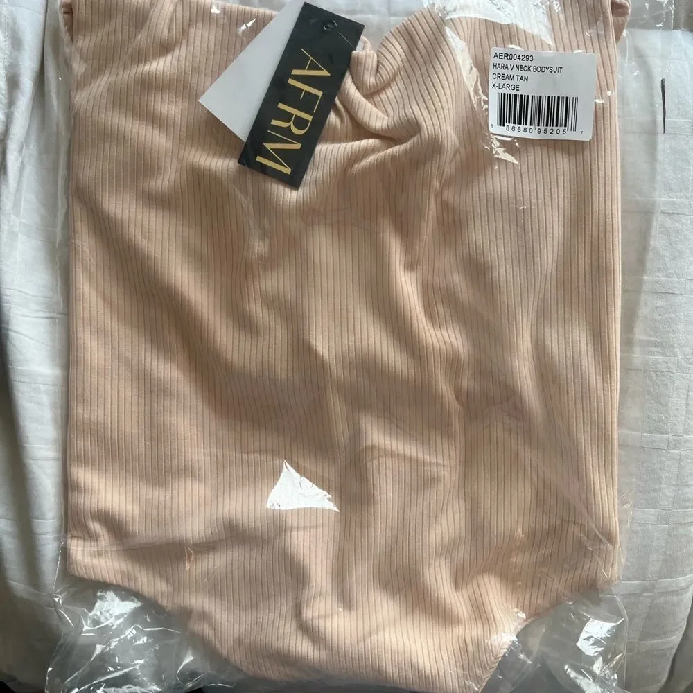 AFRM Hara T-Back Ribbed Bodysuit    - Picture 7 of 9
